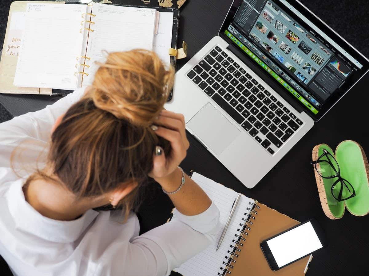 étudiant stressé